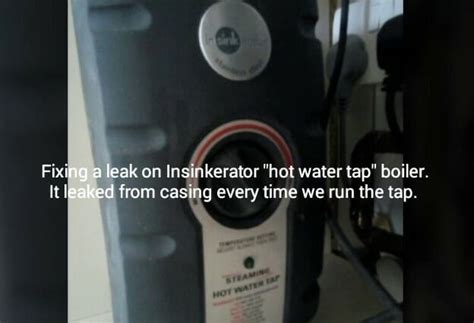 insinkerator hot water dispenser leaking|Insinkerator Hot Water Dispenser Troubleshooting:。